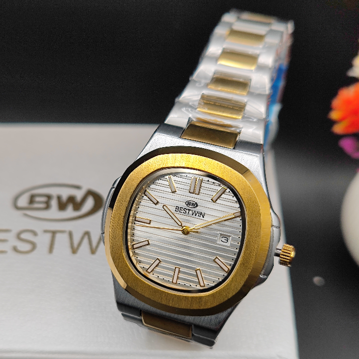 Bestwin Original Watch | Elegant Gold & White Dial