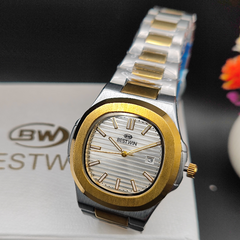 Bestwin Original Watch | Elegant Gold & White Dial