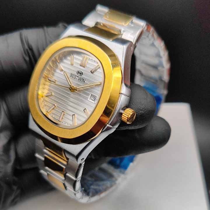 Bestwin Original Watch | Elegant Gold & White Dial