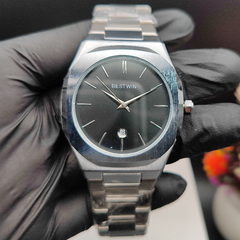 Bestwin Original Watch | Classic Black & Silver Dial