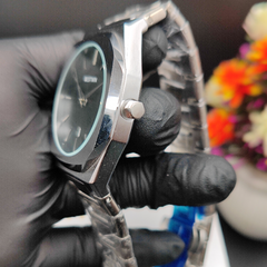 Bestwin Original Watch | Classic Black & Silver Dial