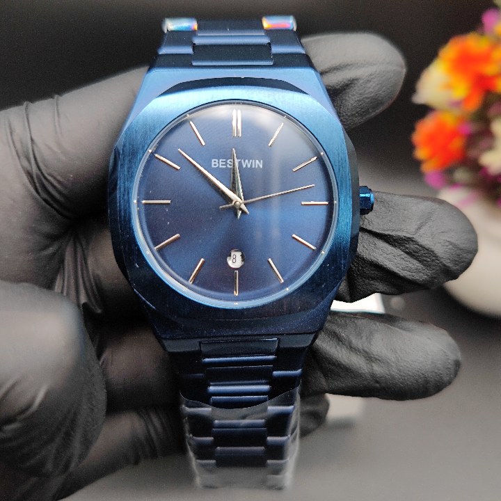 Bestwin Original Watch | Stylish Blue Dial