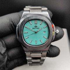 Bestwin Original Watch | Elegant Light Blue Dial