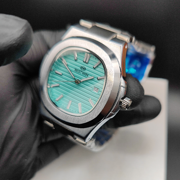 Bestwin Original Watch | Elegant Light Blue Dial